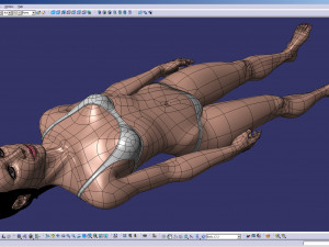 cad-friendly young female model f4p2d0v1 Model 3D