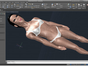 cad-friendly young female model f4p2d0v1 Model 3D