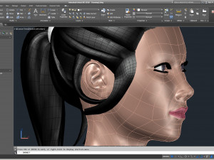 cad-friendly young female model f4p2d0v1 Model 3D