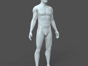 cad-friendly male model m2p1d0v1 3D मॉडल