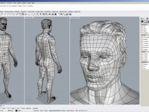 cad-friendly male model m2p1d0v1 3D Model