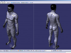 cad-friendly male model m2p1d0v1 3D मॉडल