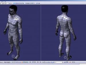 cad-friendly male model m2p1d0v1 3D Model