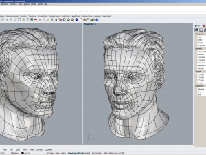 cad male head model m2p1d0v1head 3D Model