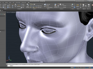 cad male head model m2p1d0v1head 3D Model