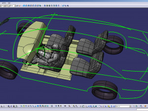 cad ergonomic car template model mcar1p1d0v2 3D मॉडल