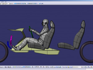cad ergonomic car template model mcar1p1d0v2 3D मॉडल