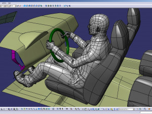 cad ergonomic car template model mcar1p1d0v2 3D मॉडल