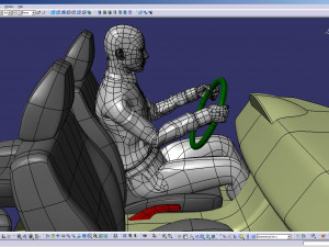 cad ergonomic car template model mcar1p1d0v2 3D मॉडल