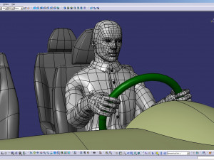 cad ergonomic car template model mcar1p1d0v2 3D मॉडल