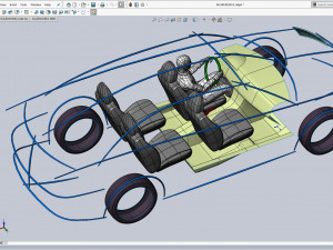 cad ergonomic car template model mcar1p1d0v2 3D मॉडल