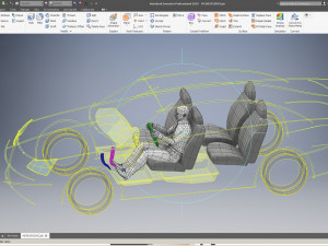 cad ergonomic car template model mcar1p1d0v2 3D मॉडल