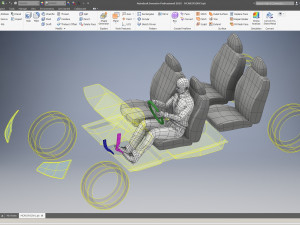 cad ergonomic car template model mcar1p1d0v2 3D मॉडल