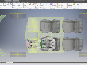cad ergonomic car template model mcar1p1d0v2 3D मॉडल