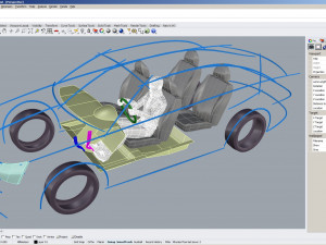 cad ergonomic car template model mcar1p1d0v2 3D मॉडल