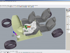 cad ergonomic car template model mcar1p1d0v2 3D मॉडल