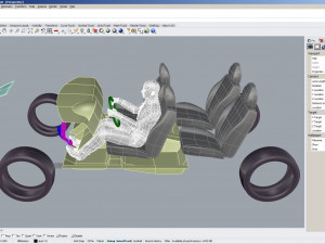 cad ergonomic car template model mcar1p1d0v2 3D मॉडल