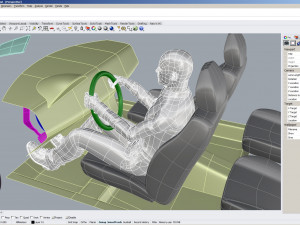 cad ergonomic car template model mcar1p1d0v2 3D मॉडल
