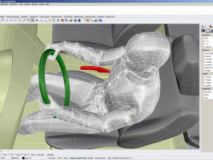 cad ergonomic car template model mcar1p1d0v2 3D मॉडल