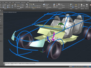 cad ergonomic car template model mcar1p1d0v2 3D मॉडल