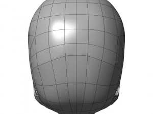 cad compatible human skull model m3p1d1v1skull 3D Model