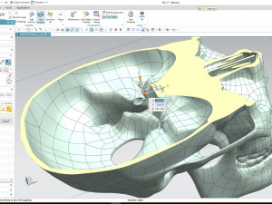 cad compatible human skull model m3p1d1v1skull 3D 模型