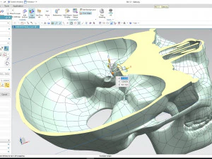 cad compatible human skull model m3p1d1v1skull 3D Model