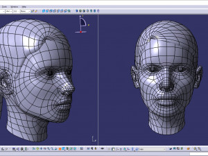 cad-friendly young woman head model f3p1d0v1head Modelo 3D