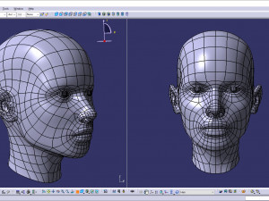 cad-friendly young woman head model f3p1d0v1head Modelo 3D