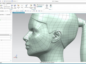 cad-friendly young woman head model f3p1d0v1head Modelo 3D