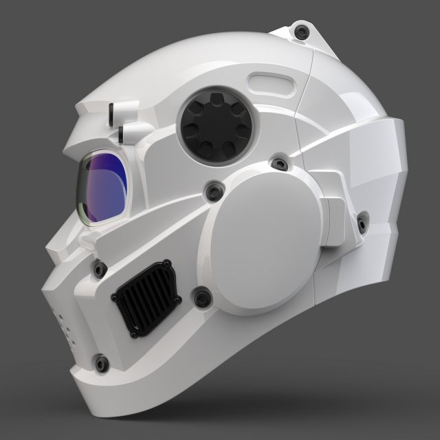 cad-friendly helmet model h1v1 3D Print Model .c4d .max .obj .3ds .fbx .stl .blend 