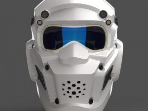 cad-friendly helmet model h1v1 3D Print Model