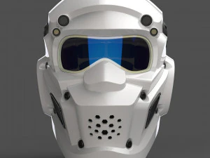 cad-friendly helmet model h1v1 3D Print Model