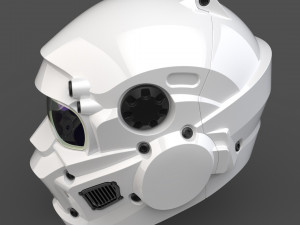 cad-friendly helmet model h1v1 3D Print Model