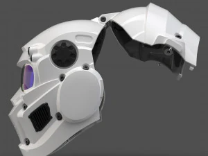 cad-friendly helmet model h1v1 3D Print Model