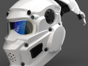 cad-friendly helmet model h1v1 3D Print Model