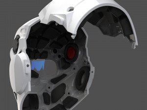 cad-friendly helmet model h1v1 3D Print Model