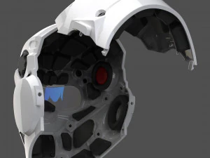 cad-friendly helmet model h1v1 3D Print Model