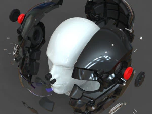 cad-friendly helmet model h1v1 3D Print Model