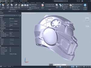 cad-friendly helmet model h1v1 3D Print Model