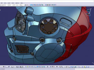 cad-friendly helmet model h1v1 3D Print Model
