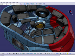 cad-friendly helmet model h1v1 3D Print Model