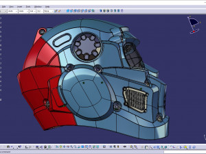 cad-friendly helmet model h1v1 3D Print Model