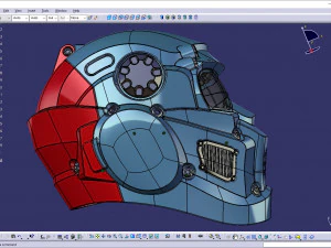 cad-friendly helmet model h1v1 3D Print Model
