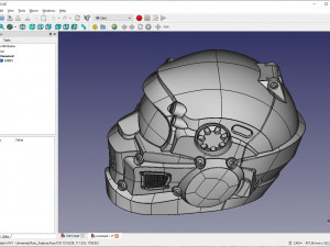 cad-friendly helmet model h1v1 3D Print Model