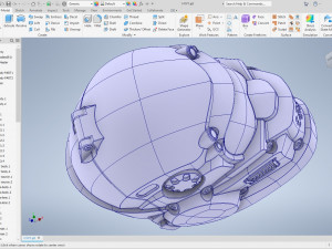 cad-friendly helmet model h1v1 3D Print Model