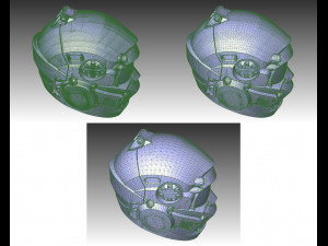 cad-friendly helmet model h1v1 3D Print Model