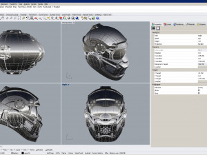 cad-friendly helmet model h1v1 3D Print Model