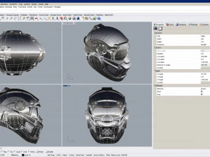 cad-friendly helmet model h1v1 3D Print Model