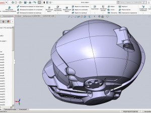 cad-friendly helmet model h1v1 3D Print Model